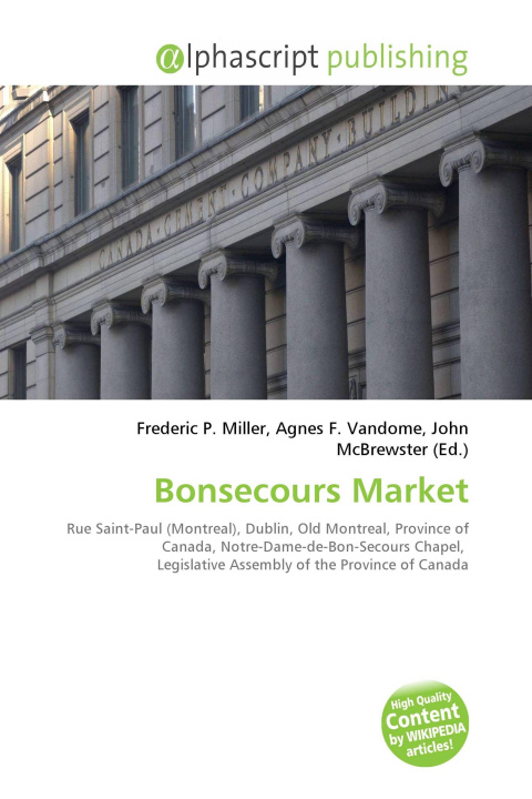 Kniha Bonsecours Market Agnes F. Vandome