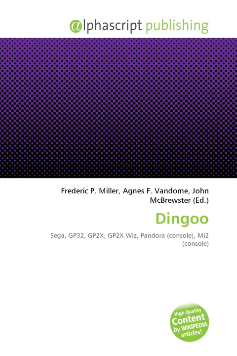 Könyv Dingoo Agnes F. Vandome