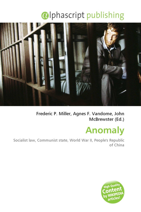 Kniha Anomaly Agnes F. Vandome