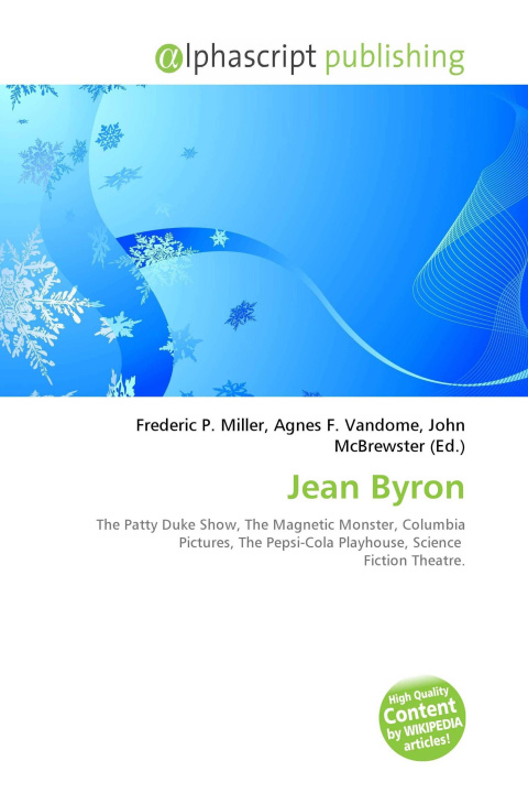 Kniha Jean Byron Agnes F. Vandome