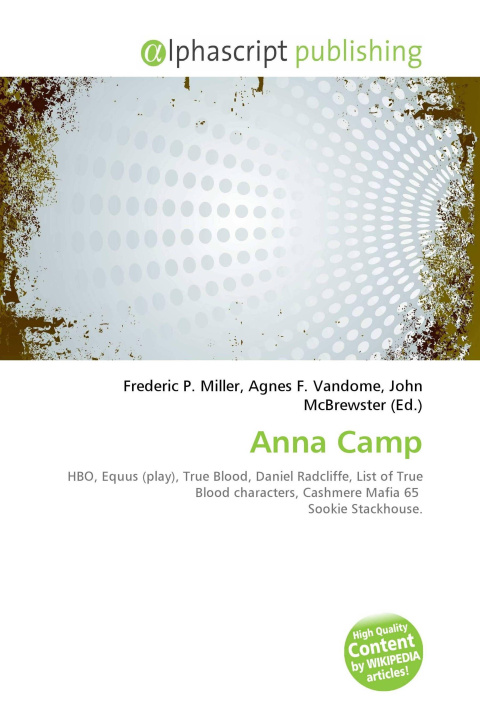 Kniha Anna Camp Agnes F. Vandome