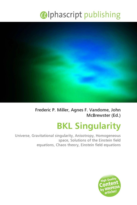 Knjiga BKL Singularity Agnes F. Vandome