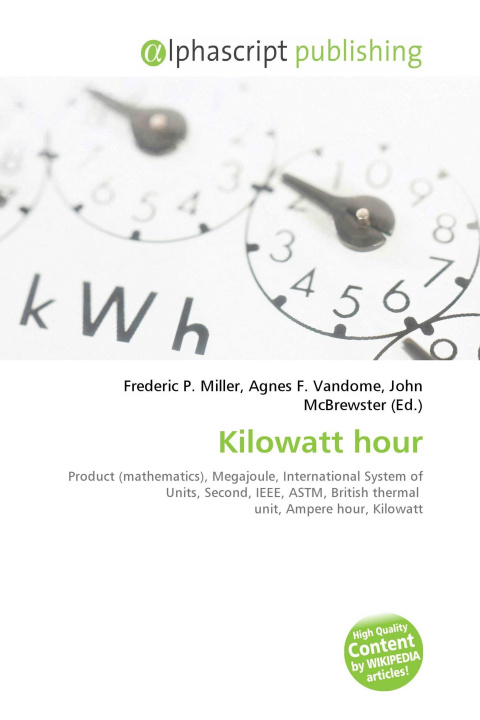 Kniha Kilowatt hour Agnes F. Vandome