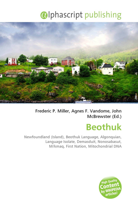Könyv Beothuk Agnes F. Vandome