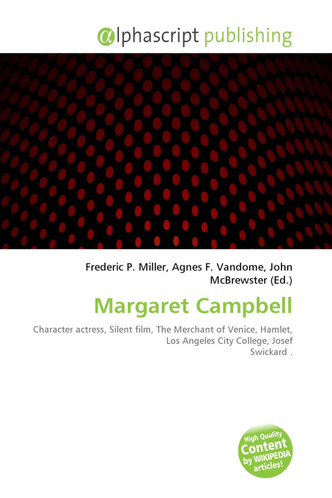 Kniha Margaret Campbell Agnes F. Vandome