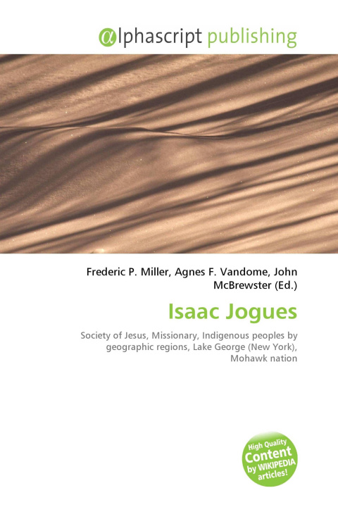 Kniha Isaac Jogues Agnes F. Vandome