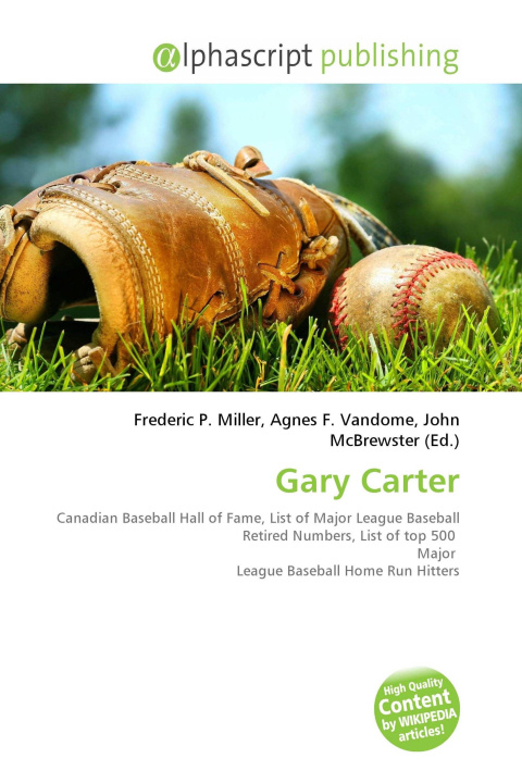 Könyv Gary Carter Agnes F. Vandome