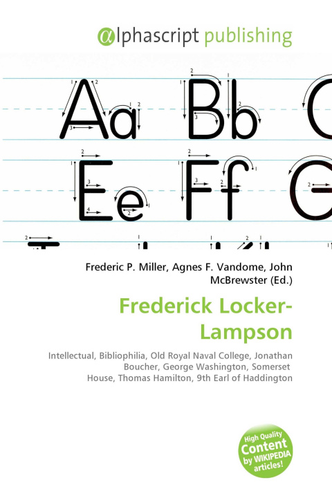 Kniha Frederick Locker-Lampson Agnes F. Vandome
