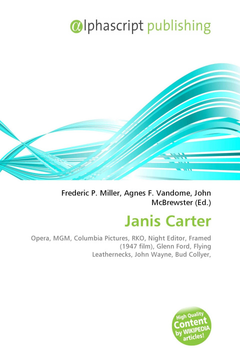Knjiga Janis Carter Agnes F. Vandome