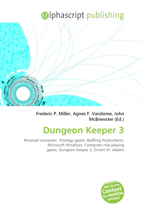 Kniha Dungeon Keeper 3 Agnes F. Vandome