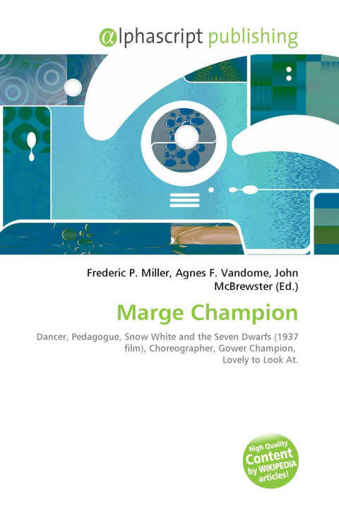 Knjiga Marge Champion Agnes F. Vandome
