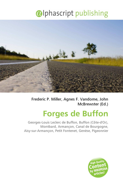 Book Forges de Buffon Agnes F. Vandome