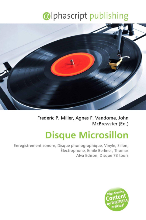 Kniha Disque Microsillon Agnes F. Vandome
