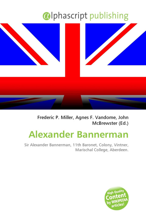 Kniha Alexander Bannerman Agnes F. Vandome