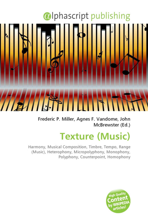 Book Texture (Music) Agnes F. Vandome