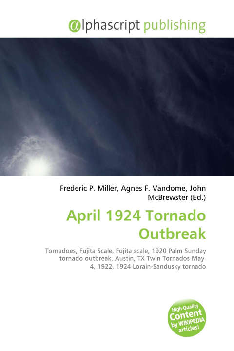 Kniha April 1924 Tornado Outbreak Agnes F. Vandome