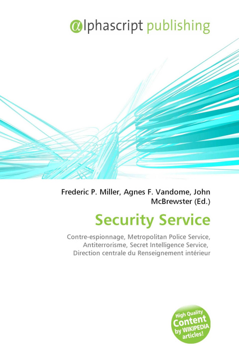 Könyv Security Service Agnes F. Vandome