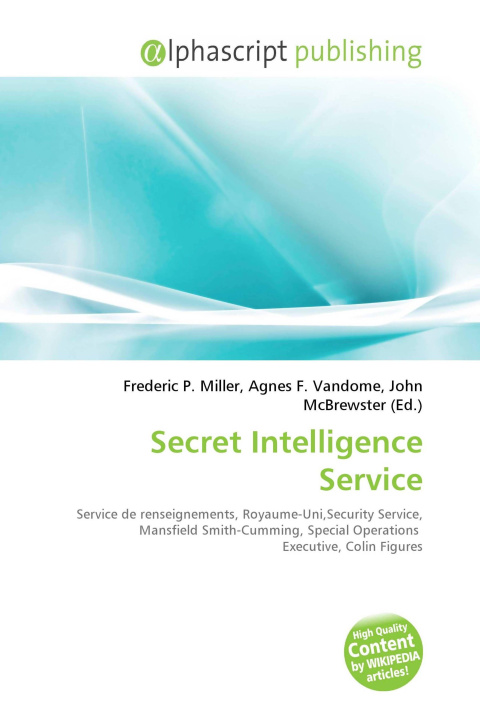 Kniha Secret Intelligence Service Agnes F. Vandome