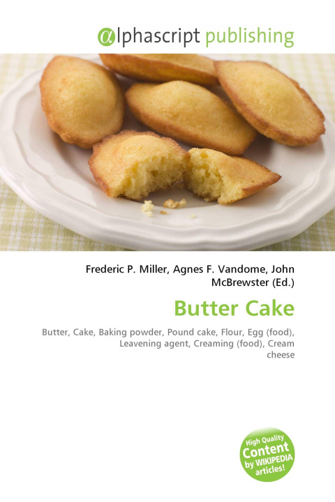 Kniha Butter Cake Agnes F. Vandome