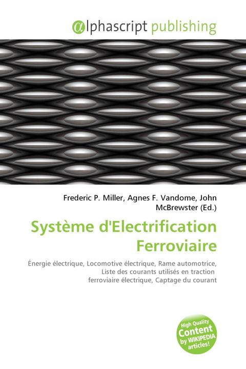 Kniha Système d'Electrification Ferroviaire Agnes F. Vandome