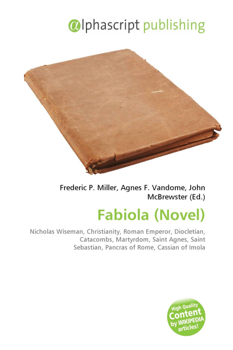 Kniha Fabiola (Novel) Agnes F. Vandome