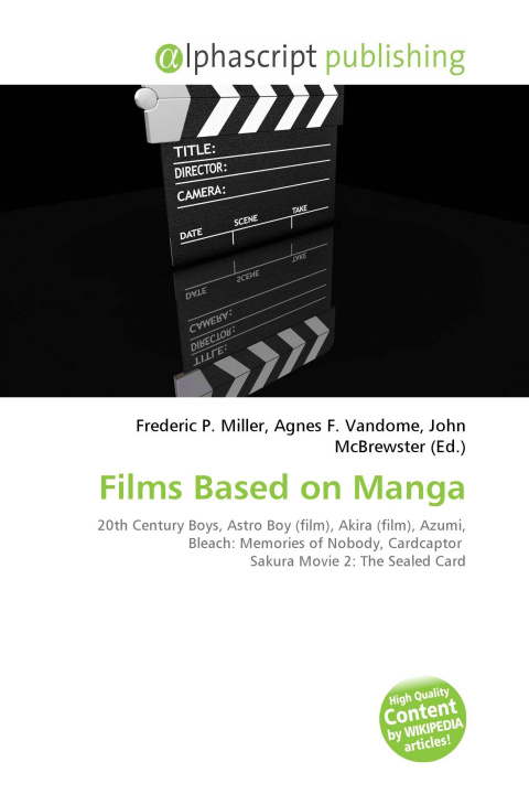 Kniha Films Based on Manga Agnes F. Vandome
