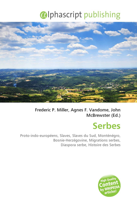 Kniha Serbes Agnes F. Vandome