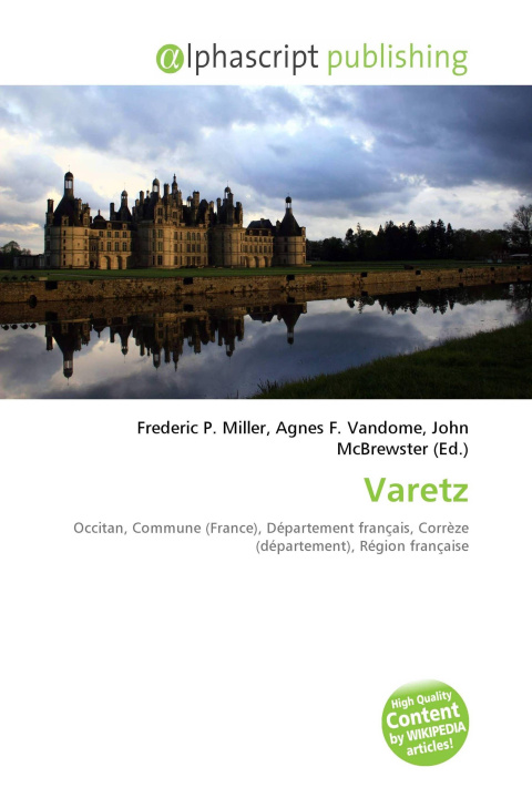Kniha Varetz Agnes F. Vandome