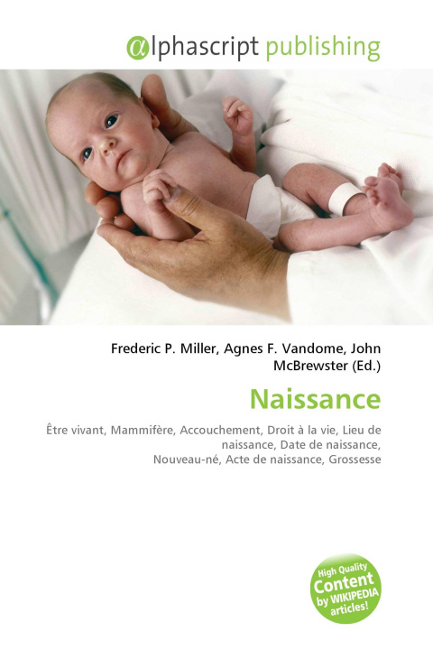 Könyv Naissance Agnes F. Vandome