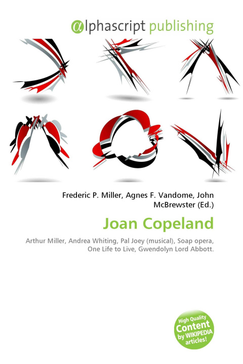 Kniha Joan Copeland Agnes F. Vandome