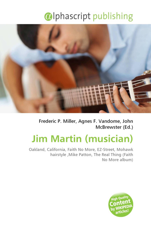 Kniha Jim Martin (musician) Agnes F. Vandome