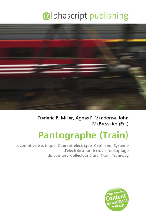 Kniha Pantographe (Train) Agnes F. Vandome