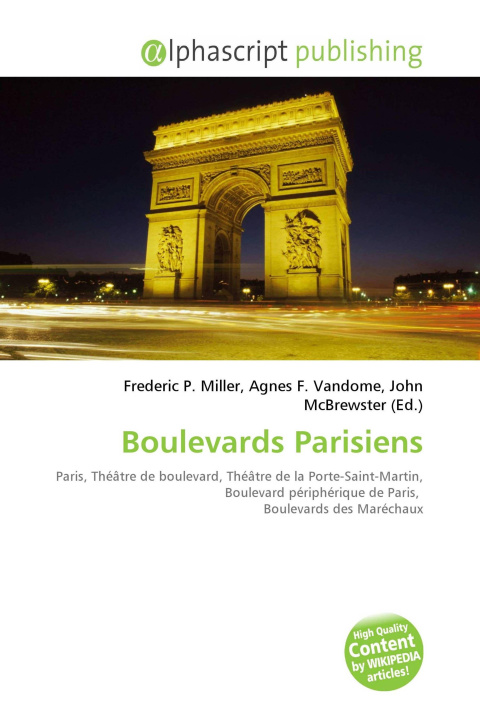 Knjiga Boulevards Parisiens Agnes F. Vandome