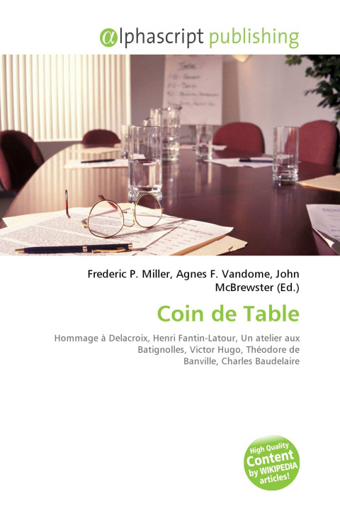 Könyv Coin de Table Agnes F. Vandome