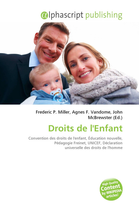 Book Droits de l'Enfant Agnes F. Vandome
