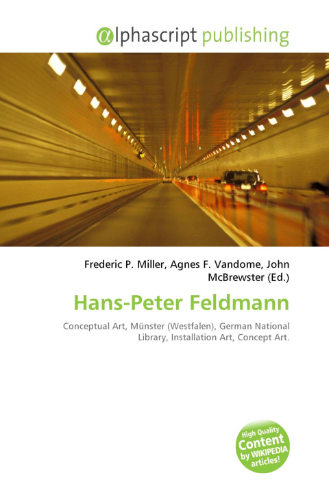 Kniha Hans-Peter Feldmann Agnes F. Vandome