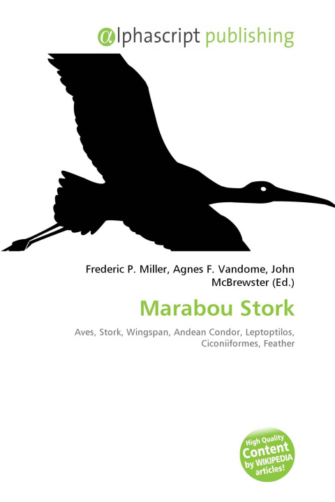 Книга Marabou Stork Agnes F. Vandome