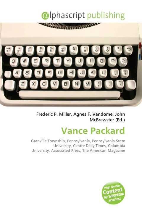 Kniha Vance Packard Agnes F. Vandome