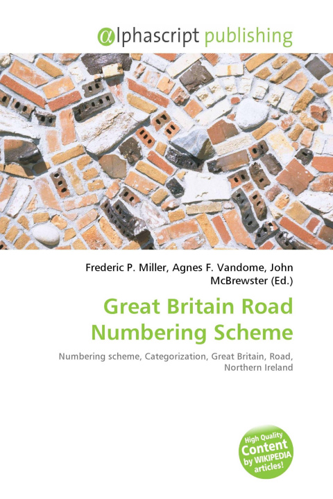 Carte Great Britain Road Numbering Scheme Agnes F. Vandome