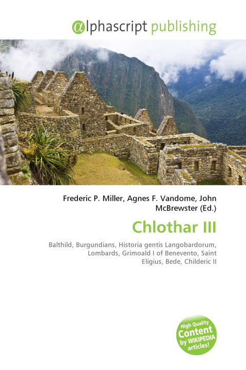 Kniha Chlothar III Agnes F. Vandome