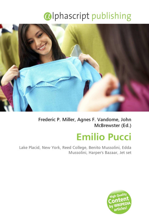 Knjiga Emilio Pucci Agnes F. Vandome