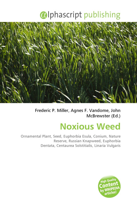Kniha Noxious Weed Agnes F. Vandome