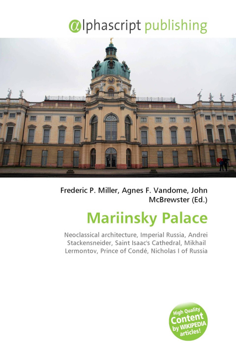 Kniha Mariinsky Palace Agnes F. Vandome
