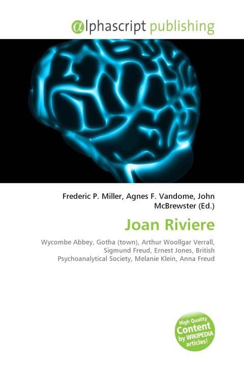 Book Joan Riviere Agnes F. Vandome