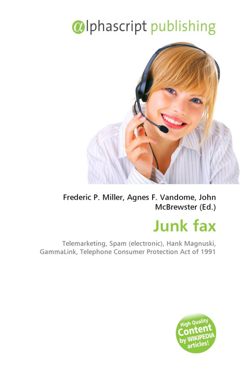 Book Junk fax Agnes F. Vandome