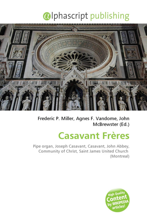 Book Casavant Frères Agnes F. Vandome