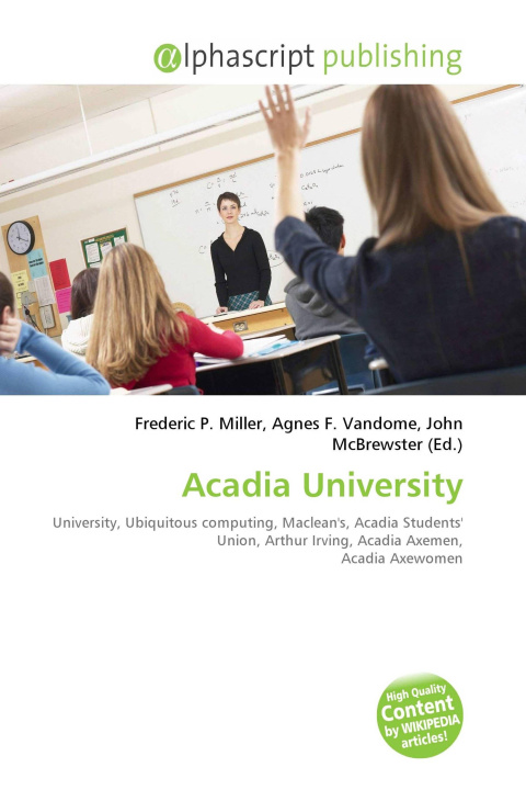 Kniha Acadia University Agnes F. Vandome