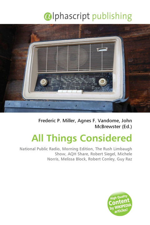 Kniha All Things Considered Agnes F. Vandome