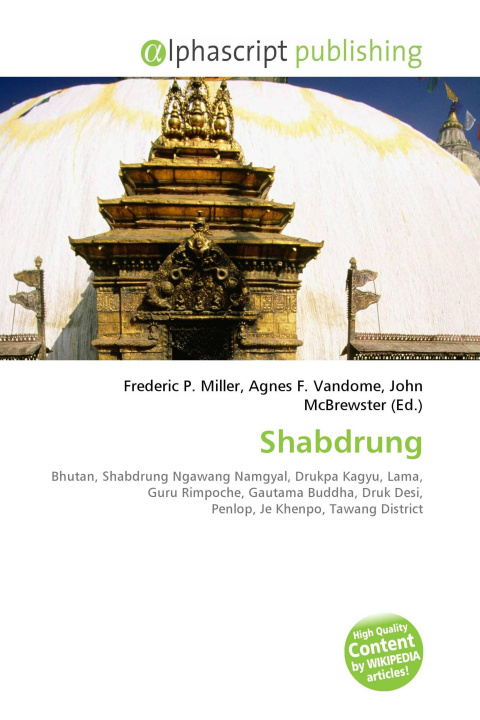 Kniha Shabdrung Agnes F. Vandome