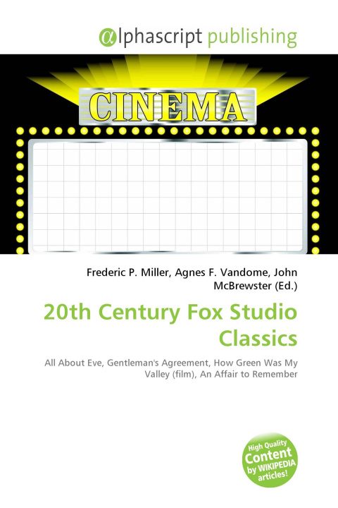 Kniha 20th Century Fox Studio Classics Agnes F. Vandome